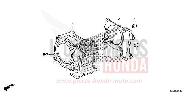 CYLINDER for S-Wing ABS PEARL COOL WHITE (NHA16) from 2012